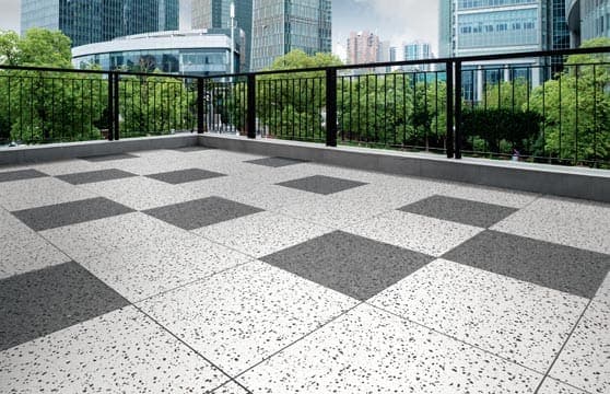 Terrazzo Series Tile Tech pavers installed — project 2