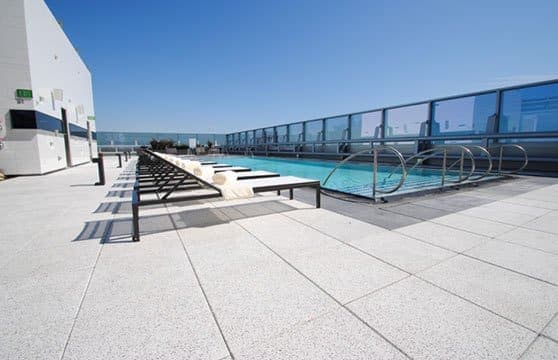 Terrazzo Series Tile Tech pavers installed — project 12