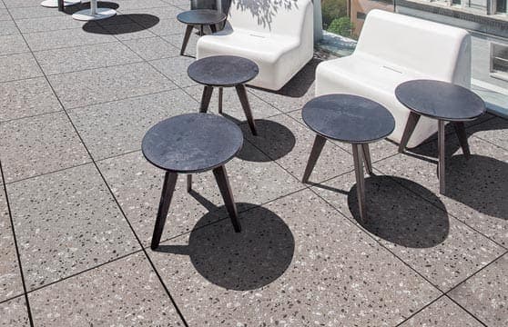 Terrazzo Series Tile Tech pavers installed — project 4