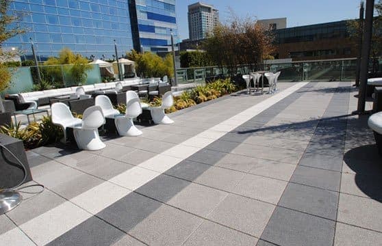 Terrazzo Series Tile Tech pavers installed — project 6