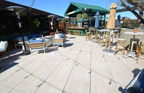Travertine Series Tile Tech pavers installed — project 8