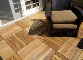 Wood Deck Tiles (IPE & Cumaru) Tile Tech pavers installed — project 9