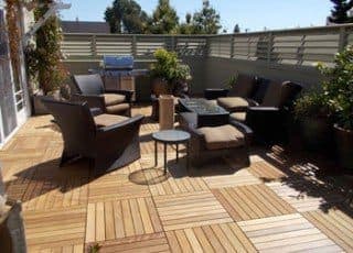 Wood Deck Tiles (IPE & Cumaru) Tile Tech pavers installed — project 10
