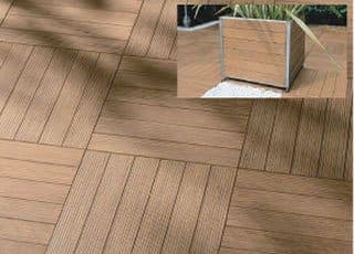 Wood-Plank Series Tile Tech pavers installed — project 12
