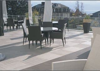 Wood-Plank Series Tile Tech pavers installed — project 8
