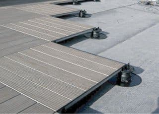 Wood-Plank Series Tile Tech pavers installed — project 9