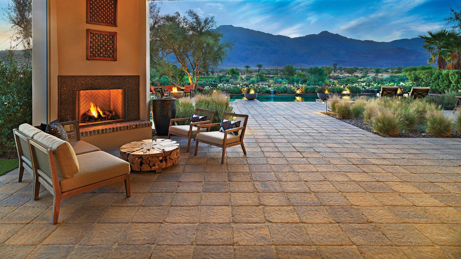 Beautiful paver driveway installed by ProPress in Glendale